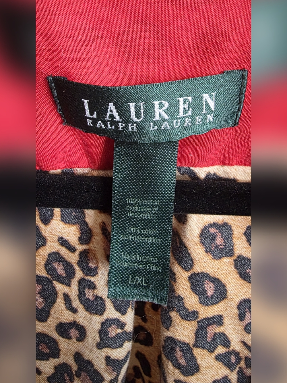 Ralph Lauren Leopard Print Button-down Shirt - Tan & Black - Picture 7 of 9